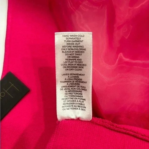 House of Harlow 1960 Women’s Top Long Sleeve Pink Peacock XS/TP MSP 145$ - Picture 8 of 9